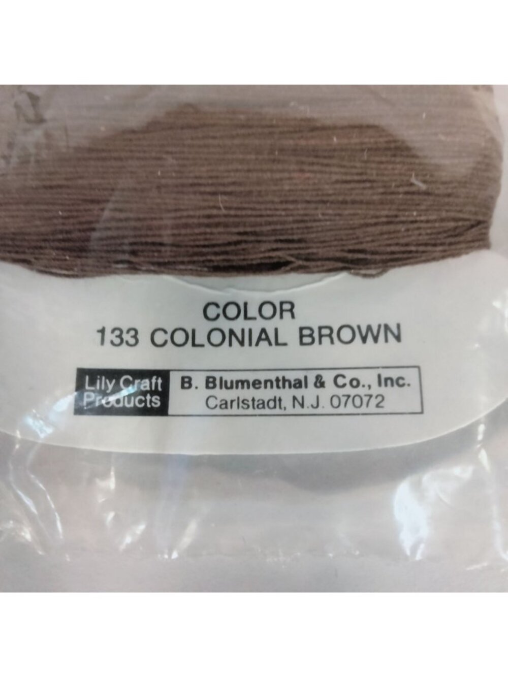 Lily Candle Wick Yarn  Colonial Brown 133 50 Yards Cotton 4 Strands 3 Ply Craft - Picture 2 of 5